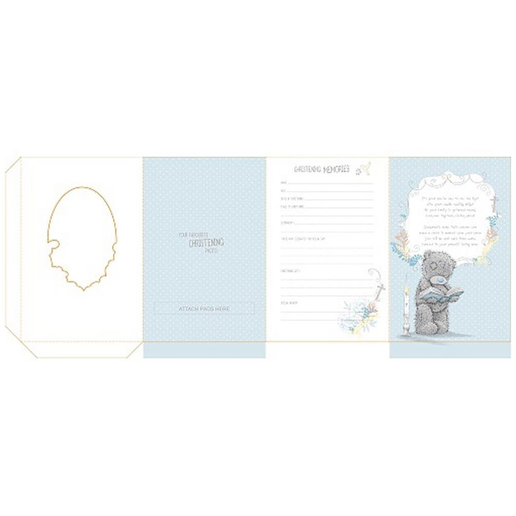Christening Me to You Bear Keepsake Card Extra Image 1